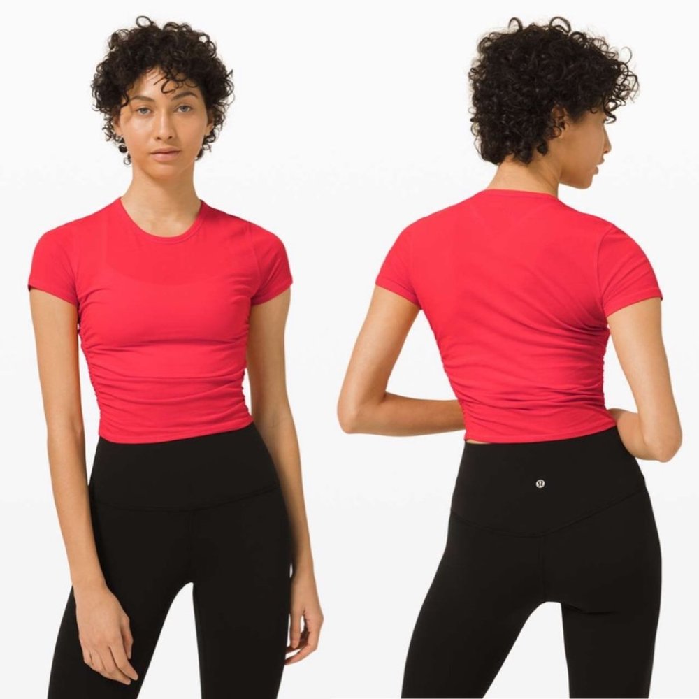 lululemon | All It Takes Short Sleeve Carnation Red